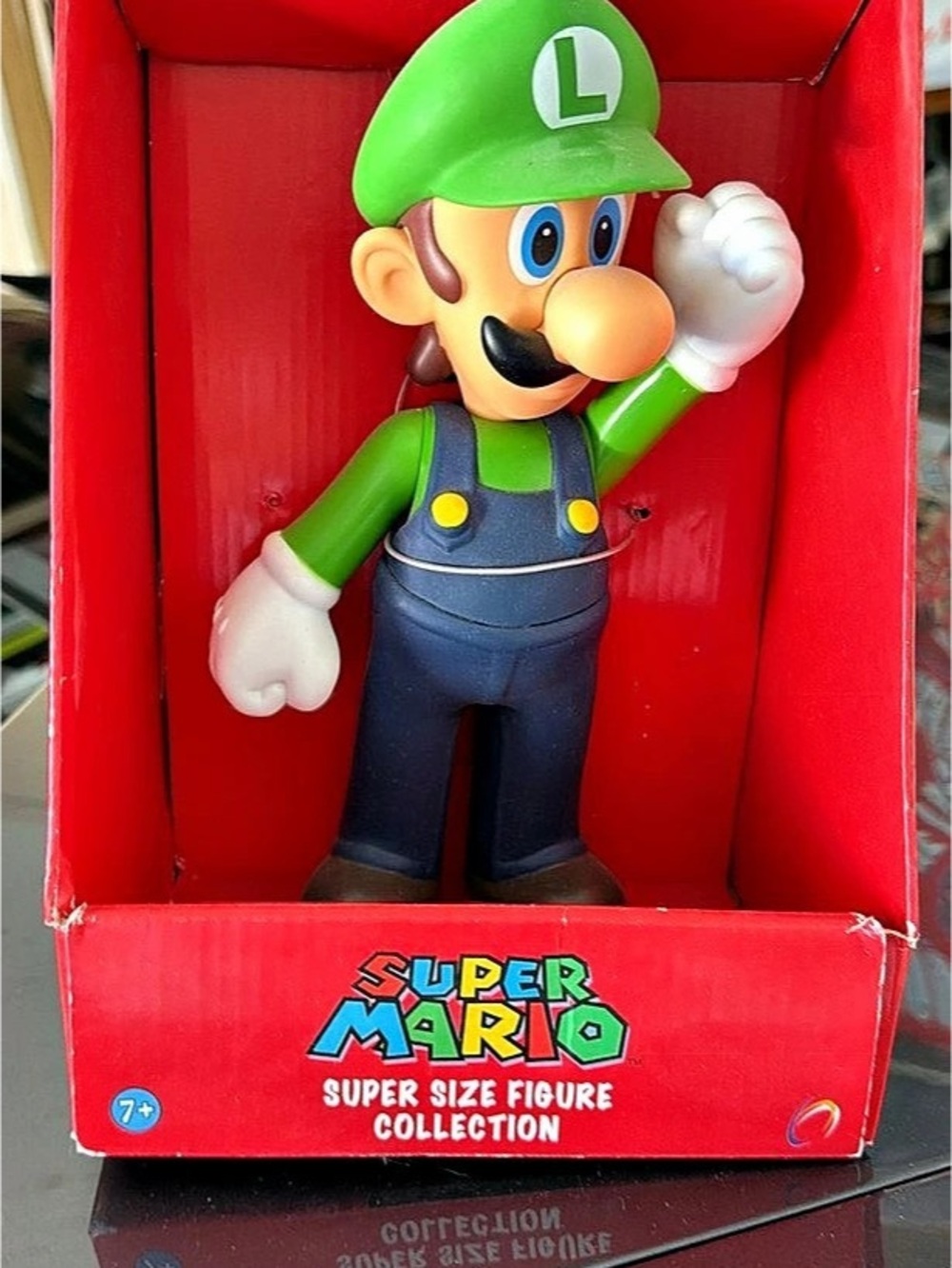 Nintendo Super Size Figure Collection Luigi Figure with Original Box